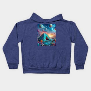 AN IMAGINARY AMBIENCE. Kids Hoodie